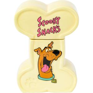 Silver Buffalo Peanuts Squad Featuring Charlie Brown, Snoopy, Schroeder, Lucy, Linus, Sally, Pigpen, Woodstock, and Franklin Glass Cookie Snack Candy Jar with Lid (Small)(Scooby Doo Scooby Snacks Small (Ceramic Sculpted))