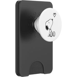 Snoopy Heart Love and Laughter Design PopSockets Adhesive PopGrip(Magnetic PopWallet)
