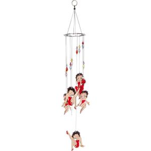 Spoontiques Peanuts Wind Chime – Outdoor Garden Décor – Decorative Chimes for Yard, Garden, Backyard and Patio Decoration(Betty Boop Metal)