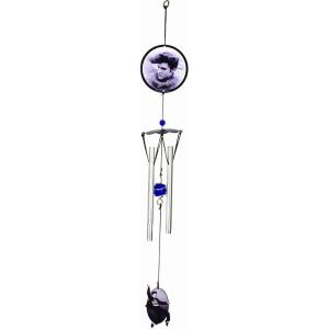 Spoontiques Peanuts Wind Chime – Outdoor Garden Décor – Decorative Chimes for Yard, Garden, Backyard and Patio Decoration(Elvis Metal)