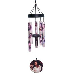 Spoontiques Peanuts Wind Chime – Outdoor Garden Décor – Decorative Chimes for Yard, Garden, Backyard and Patio Decoration(Elvis Small Uv)
