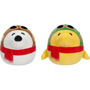 Squishmallows Original Peanuts 8-Inch Aviator Snoopy and Aviator Woodstock 2-Pack Plush – Little Ultrasoft Official Jazwares Plush – Amazon Exclusive
