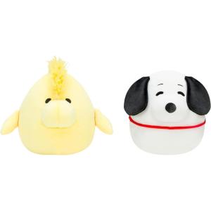 Squishmallows Peanuts 8-Inch 2-Pack Plush – Add Snoopy & Woodstock to your Squad, Ultrasoft Stuffed Animal Large Plush, Official Kelly Toy Plush