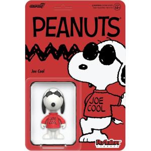 Super7 Peanuts Franklin Reaction Figure – 3.75″ Peanuts Action Figure Classic Cartoon Collectibles and Retro Toys(Joe Cool)