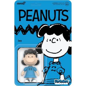 Super7 Peanuts Franklin Reaction Figure – 3.75″ Peanuts Action Figure Classic Cartoon Collectibles and Retro Toys(Lucy)