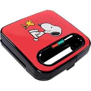Uncanny Brands Peanuts Grilled Cheese Maker – Make Snoopy and Woodstock Sandwiches – Kitchen Appliance(Peanuts Snoopy)