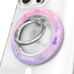 VELVET CAVIAR Compatible with MagSafe Phone Grip 2.0 | Cute Magnetic Ring Holder | Finger Loop Kickstand | Pop On Accessory for iPhone 17, 16, 15, 14, 13, 12 | Snoopy Be Mine(Glinda’s Bubble)