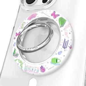 VELVET CAVIAR Compatible with MagSafe Phone Grip 2.0 | Cute Magnetic Ring Holder | Finger Loop Kickstand | Pop On Accessory for iPhone 17, 16, 15, 14, 13, 12 | Snoopy Be Mine(Wicked For Good)