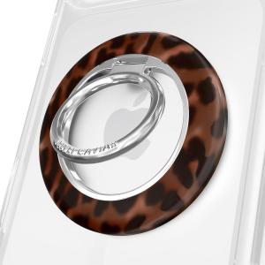 VELVET CAVIAR Compatible with MagSafe Phone Grip 2.0 | Cute Magnetic Ring Holder | Finger Loop Kickstand | Pop On Accessory for iPhone 17, 16, 15, 14, 13, 12 | Snoopy Be Mine(It Girl Leopard)