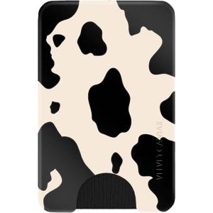 VELVET CAVIAR compatible with MagSafe Wallet 2.0 | Magnetic Card Holder Wallet for iPhone 17/16/15/14/13/12 or Phone Cases compatible with MagSafe | Snoopy Be Mine(Cow Print)