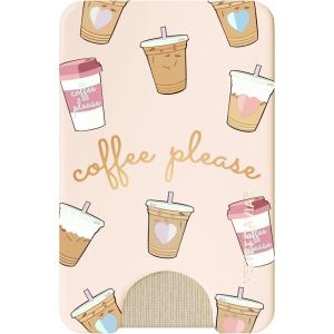 VELVET CAVIAR compatible with MagSafe Wallet 2.0 | Magnetic Card Holder Wallet for iPhone 17/16/15/14/13/12 or Phone Cases compatible with MagSafe | Snoopy Be Mine(Coffee)