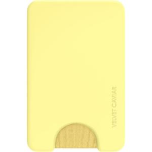 VELVET CAVIAR compatible with MagSafe Wallet 2.0 | Magnetic Card Holder Wallet for iPhone 17/16/15/14/13/12 or Phone Cases compatible with MagSafe | Snoopy Be Mine(Buttery Yellow)