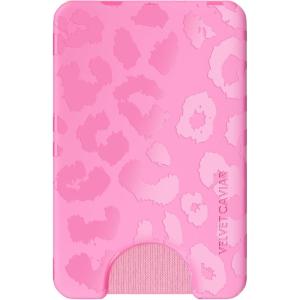 VELVET CAVIAR compatible with MagSafe Wallet 2.0 | Magnetic Card Holder Wallet for iPhone 17/16/15/14/13/12 or Phone Cases compatible with MagSafe | Snoopy Be Mine(Hot Pink Leopard)