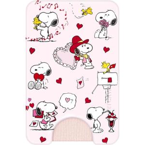 VELVET CAVIAR compatible with MagSafe Wallet 2.0 | Magnetic Card Holder Wallet for iPhone 17/16/15/14/13/12 or Phone Cases compatible with MagSafe | Snoopy Be Mine(Snoopy Lovely Moods)