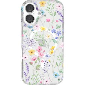 VELVET CAVIAR x Snoopy Phone Case for iPhone 16 Plus – Compatible with MagSafe [10ft Drop Tested] – Pink, Snoopy Be Mine(Enchanted Floral)