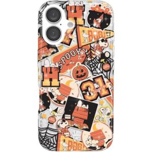 VELVET CAVIAR x Snoopy Phone Case for iPhone 16 Plus – Compatible with MagSafe [10ft Drop Tested] – Pink, Snoopy Be Mine(Halloween Snoopy Varsity)