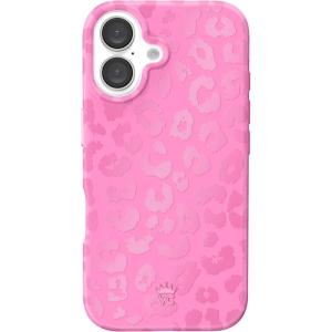 VELVET CAVIAR x Snoopy Phone Case for iPhone 16 Plus – Compatible with MagSafe [10ft Drop Tested] – Pink, Snoopy Be Mine(Hot Pink Leopard)