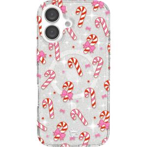 VELVET CAVIAR x Snoopy Phone Case for iPhone 16 Plus – Compatible with MagSafe [10ft Drop Tested] – Pink, Snoopy Be Mine(Peppermint Princess)