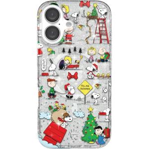 VELVET CAVIAR x Snoopy Phone Case for iPhone 16 Plus – Compatible with MagSafe [10ft Drop Tested] – Pink, Snoopy Be Mine(Snoopy Christmas)