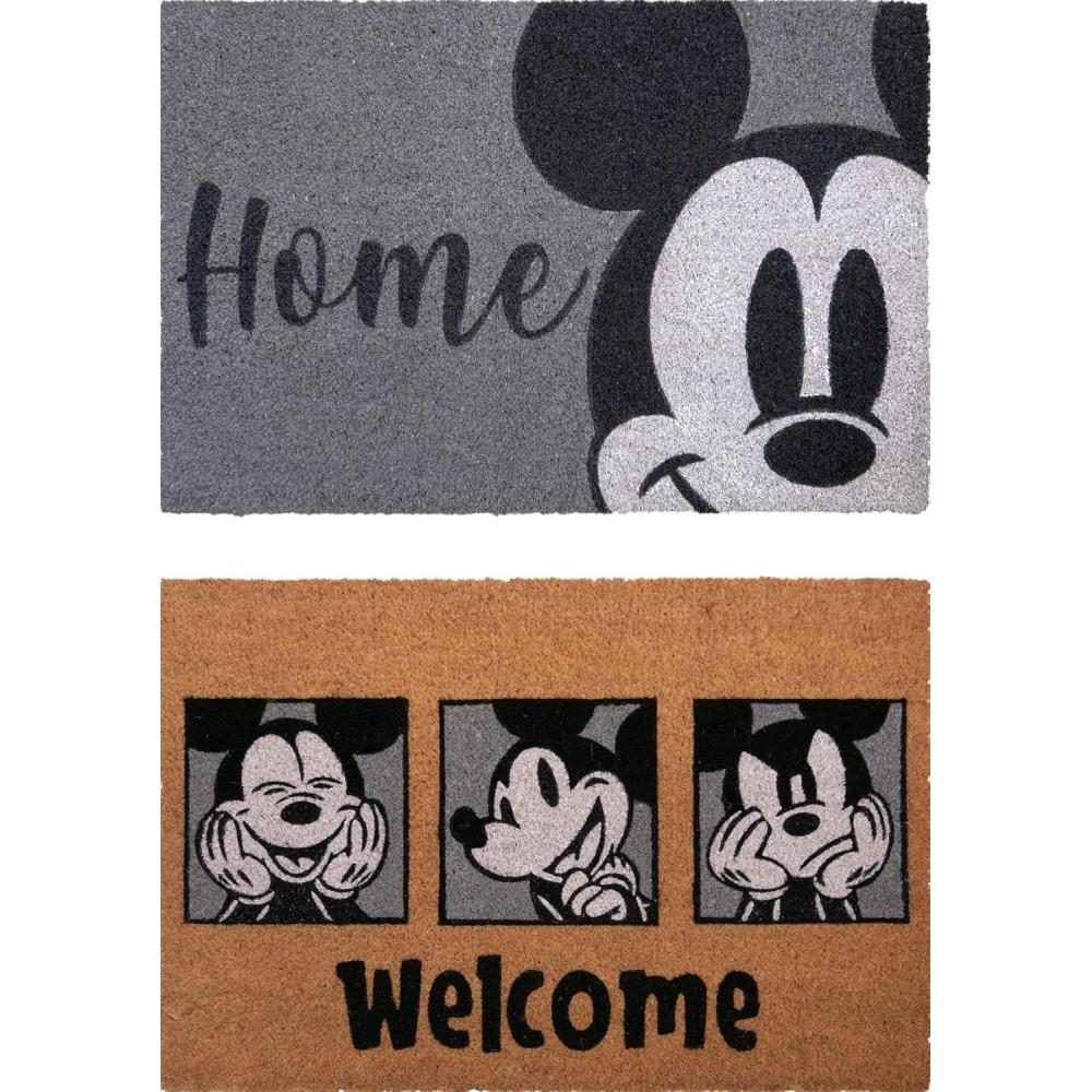 image:imageGertmenian Peanuts Snoopy Coir Doormat  2x3 Welcome Mat 2Pack Ideal for High Traffic Areas in Front Door Garage Entryway  Welcome 80022Retro Mickey HomeWelcome
