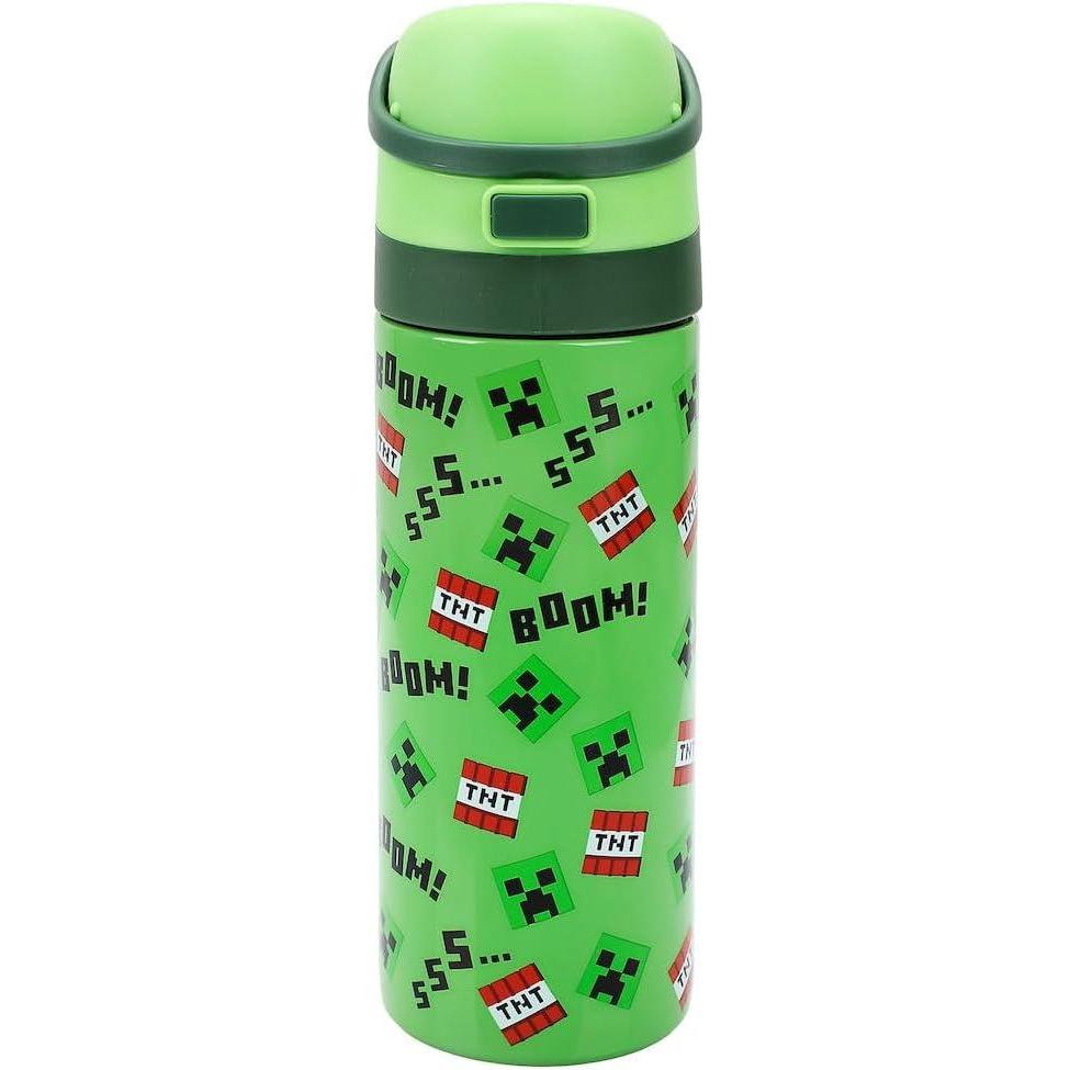image:imagePeanuts Snoopy and Woodstock 24 Oz Stainless Steel Water BottleMinecraft Boom Green