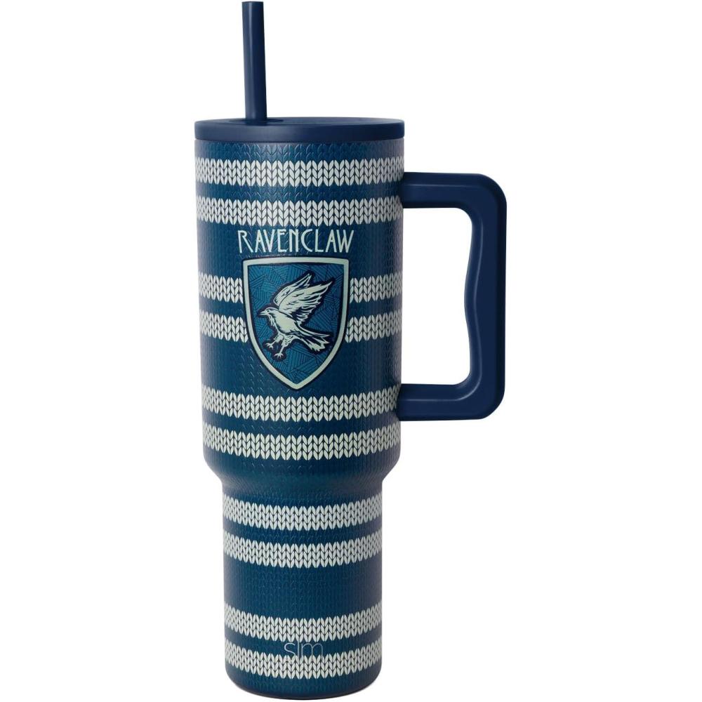 image:imageSimple Modern Peanuts 40 oz Tumbler with Handle and Straw Lid  Insulated Reusable Stainless Steel Water Bottle Travel Mug  Gifts for Women Men  Trek Collection  40oz  Snoopy SportsHarry Potter Ravenclaw Scarf