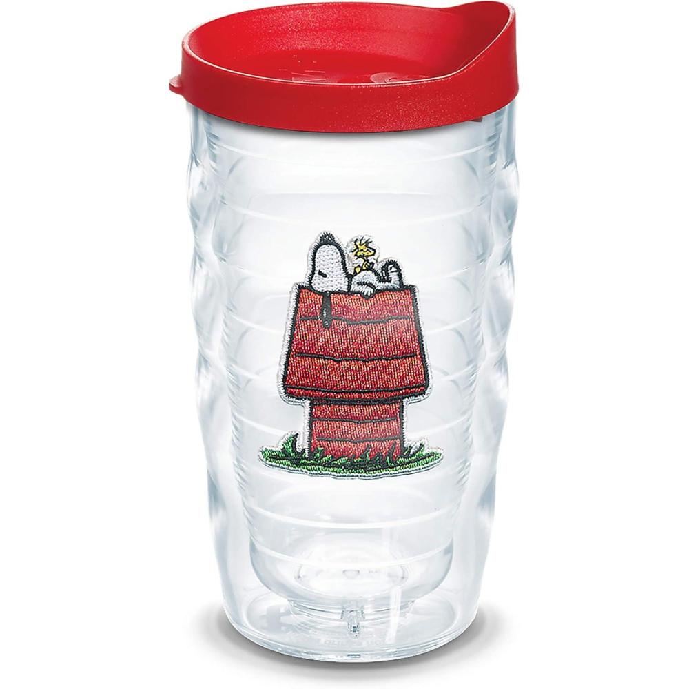image:imageTervis Peanuts Best Buddies Collection Snoopy Woodstock House Made in USA Double Walled Insulated Tumbler Travel Cup Keeps Drinks Cold amp Hot 16oz FeltHouse