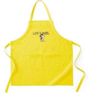 CafePress Peanuts Snoopy Like A Boss Kitchen Apron with Pockets, Grilling Apron, Baking Apron(Lemon)