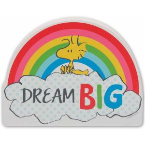 Open Road Brands Peanuts Gang Shelf Sitter Decor – Adorable Wood Block Tabletop Decoration Featuring Charlie Brown, Snoopy and Friends(White)