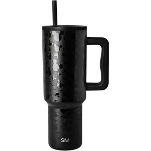 Simple Modern Peanuts 40 oz Tumbler with Handle and Straw Lid | Insulated Reusable Stainless Steel Water Bottle Travel Mug | Gifts for Women Men | Trek Collection | 40oz | Snoopy Sports(Disney: Iconic Mickey)