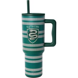 Simple Modern Peanuts 40 oz Tumbler with Handle and Straw Lid | Insulated Reusable Stainless Steel Water Bottle Travel Mug | Gifts for Women Men | Trek Collection | 40oz | Snoopy Sports(Harry Potter: Slytherin Scarf)