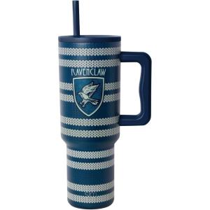 Simple Modern Peanuts 40 oz Tumbler with Handle and Straw Lid | Insulated Reusable Stainless Steel Water Bottle Travel Mug | Gifts for Women Men | Trek Collection | 40oz | Snoopy Sports(Harry Potter: Ravenclaw Scarf)