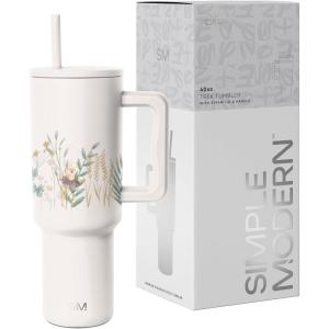 Simple Modern Peanuts 40 oz Tumbler with Handle and Straw Lid | Insulated Reusable Stainless Steel Water Bottle Travel Mug | Gifts for Women Men | Trek Collection | 40oz | Snoopy Sports(Disney: Winnie The Pooh in the Wilderness)