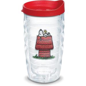 Tervis Peanuts Best Buddies Collection Snoopy Woodstock House Made in USA Double Walled Insulated Tumbler Travel Cup Keeps Drinks Cold & Hot, 16oz, Felt(House)