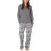 Womens Black Plaid