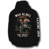Wild as Hell Cowboy Skeleton (Black)