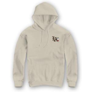 Riot Society Men’s Graphic or Embroidered Hoodie Hooded Sweatshirt(Peanuts Snoopy La Chill Embroidered (Sand))