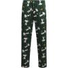 Green Striped Snoopy Print