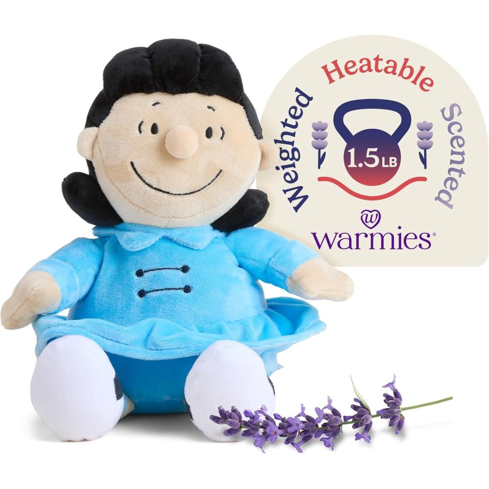 image:imagewarmies Microwavable amp Weighted Stuffed Animals Red Heart Snoopy  Heated Stuffed Animal Plushie  Halloween Themed Cute Soft Plush Toys for Adults amp Children Boys Girls Babies amp ToddlersLucy