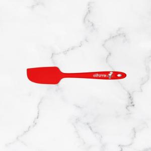 Elihome x Peanuts Skinny Silicone Spatula for Cooking, Baking, Scraping, and Mixing – Non-Stick & Heat Resistant Kitchen Spatula – 11″ x 1.5″, Silicone Cooking Utensils, Dark Grey(Red)