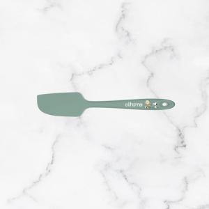 Elihome x Peanuts Skinny Silicone Spatula for Cooking, Baking, Scraping, and Mixing – Non-Stick & Heat Resistant Kitchen Spatula – 11″ x 1.5″, Silicone Cooking Utensils, Dark Grey(Sage Green)