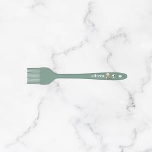 Elihome × Peanuts Silicone Basting Brush (8.75”) – Heat Resistant to 600°F, Food-Grade Platinum Silicone, Seamless 1-Piece Design, Non-Stick Safe, Dishwasher Safe, Dark Grey(Sage Green)