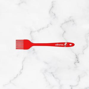 Elihome × Peanuts Silicone Basting Brush (8.75”) – Heat Resistant to 600°F, Food-Grade Platinum Silicone, Seamless 1-Piece Design, Non-Stick Safe, Dishwasher Safe, Dark Grey(Red)
